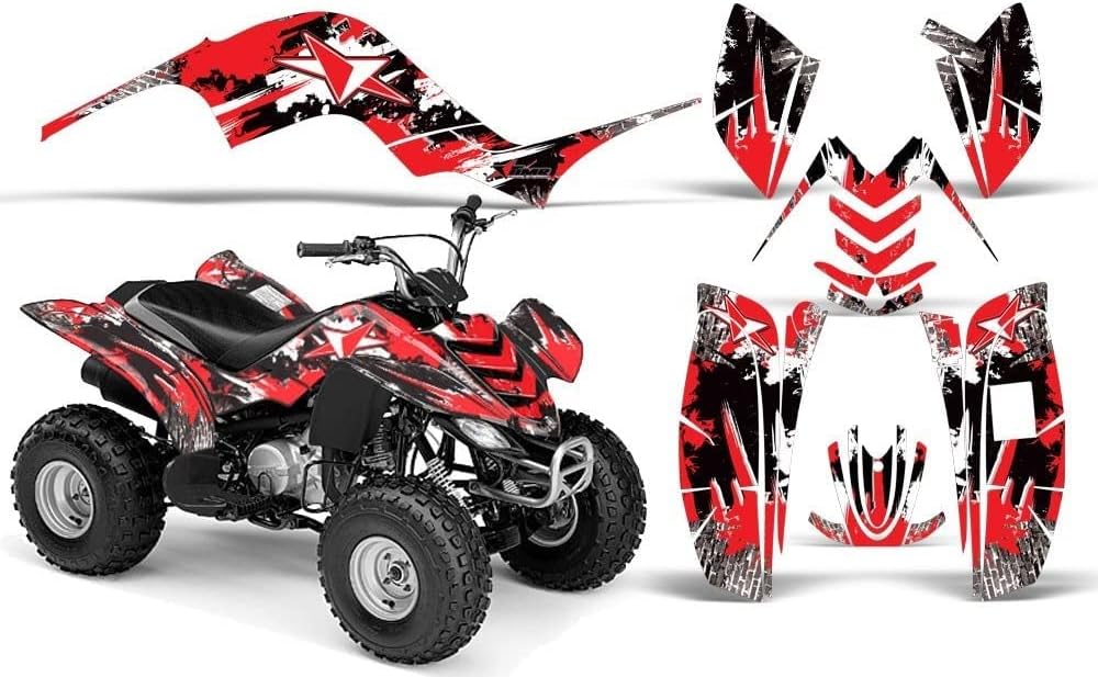 Amazon.com: AMR Racing ATV Graphics kit Sticker Decal Compatible with ...