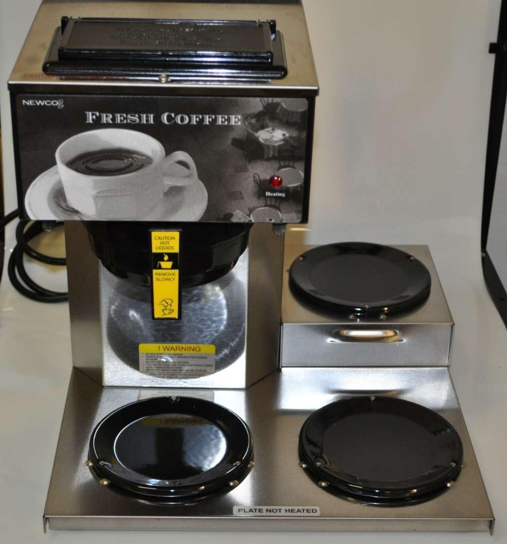 Newco 3-Station Carafe12-Cup Coffee Brewer AKH-3TC by Newco