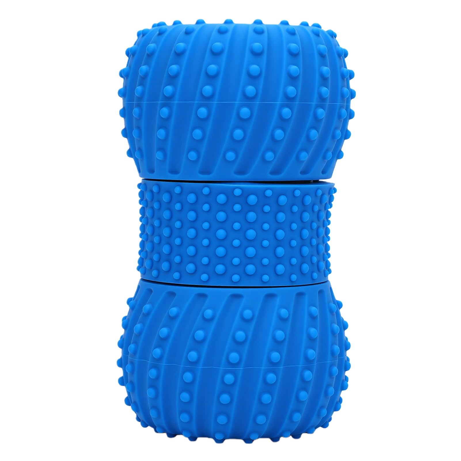 Haofy Bola de Masaje Eléctrica de maní, Recargable con Altavoz Incorporado, Batería de 800 MAh para Recuperación de Yoga en la Oficina en Casa y Entusiastas del Fitness.Forma Ergonómica de maní para