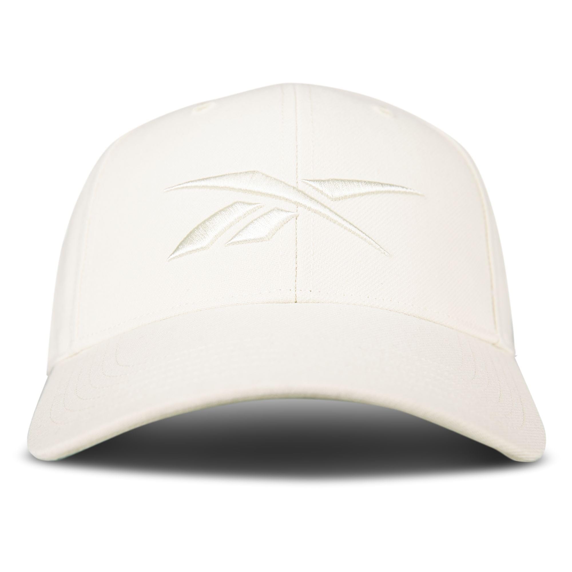 Reebok Vector Baseball Hat Quick-Drying Adjustable Snapback Everyday Sun Protection - Alabaster