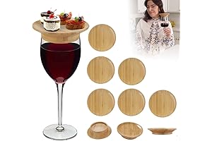 6Pcs Wine Glass Charcuterie Topper