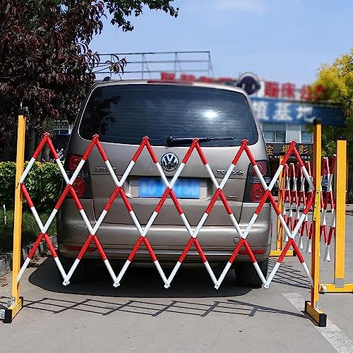 Barrera de Seguridad portátil Teles Traffic Bcade para cercas de accesos Exteriores con Ruedas, Resistente, fácil de Instalar, Ideal para Eventos, Obras de construcción y