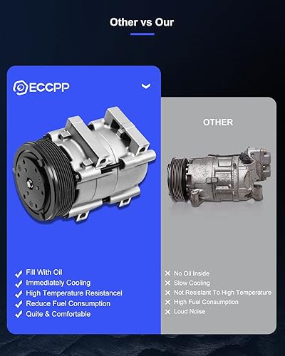 Miniatura 84 de ECCPP Compresor de CA 1997-2003 apto para Mitsubishi Montero Sport 3.0L 1999-2004 para Mitsubishi Montero Sport 3.5L Compresor de aire acondicionado