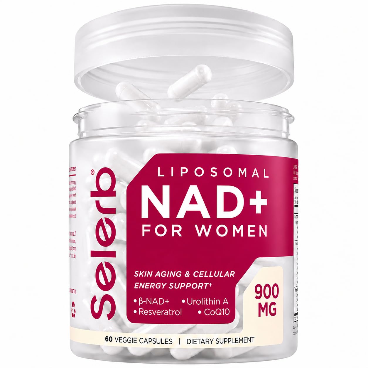 Selerb NAD+ Supplement for Women 60 Capsules