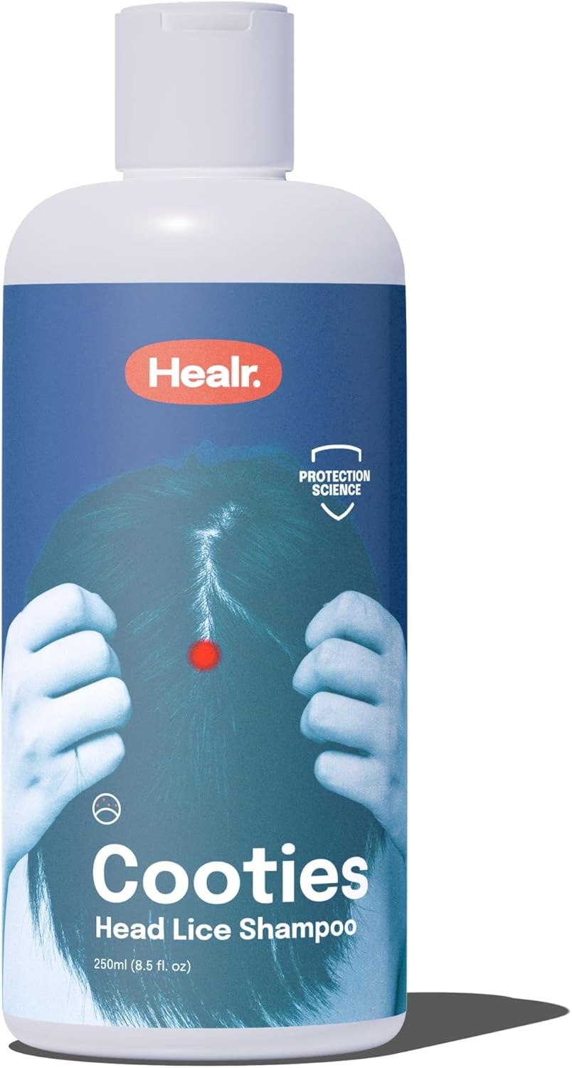 Healr Cooties Head Lice Shampoo, 250ml, Head Lice Treatments, Dry Scalp