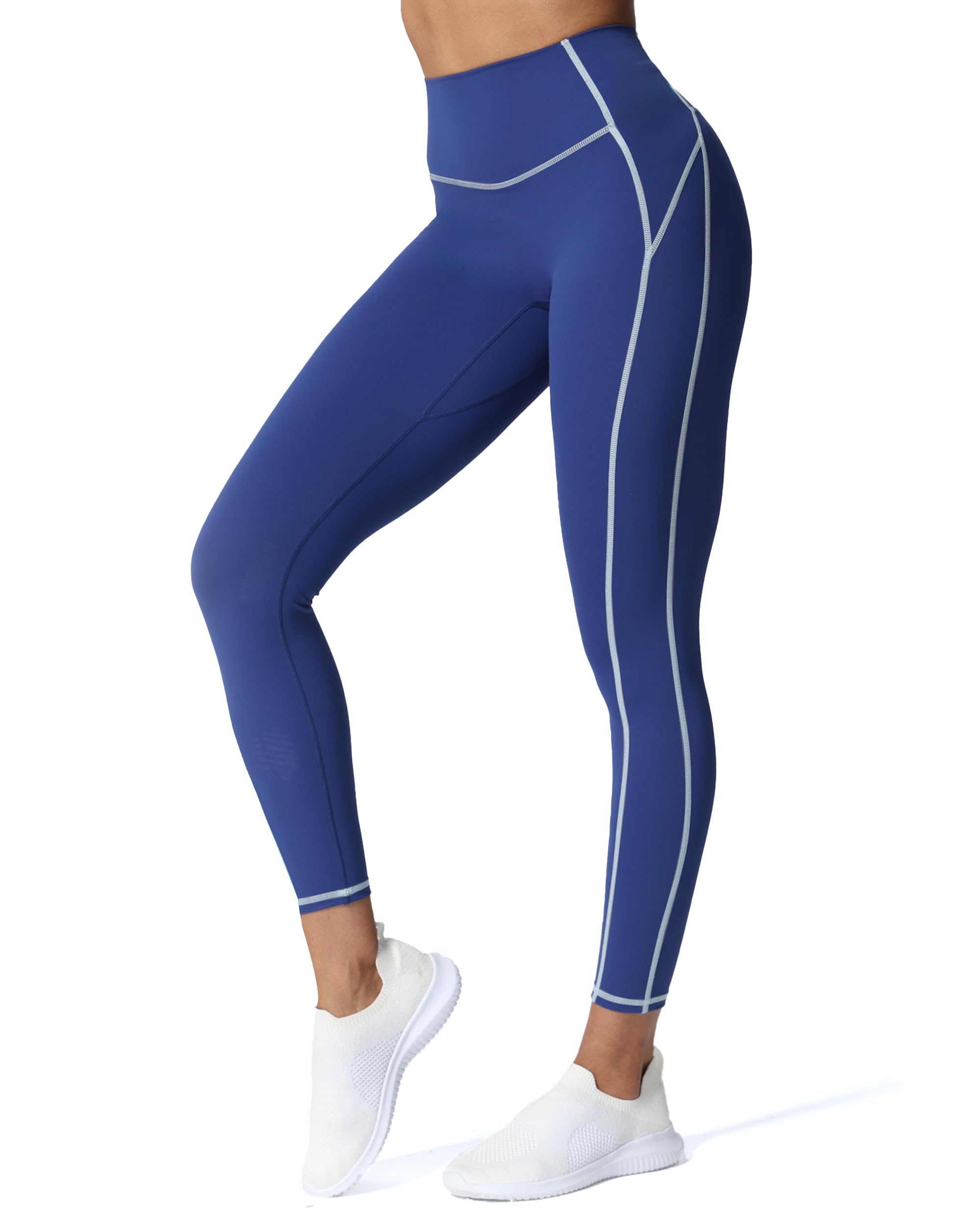 Aoxjox Workout Leggings for Women High Waisted Exercise Athletic Gym Fitness Yoga Lexi Lined Pants 26"