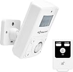 135dB Capteur de mouvement à distance Alarm pour Garage, Shed, Intérieur. Loud Sound Freestanding Home Intrus Burglar Security Siren. Batterie Portable Clavier Alert pour Voyage, Camp. Sans fil ou USB Puissance
