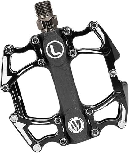 Miniatura 7 de YARNOW 2pcs Pedals para Bicicleta Platform Pedal MTB Flat Pedals Metal Bike Road Pedals Non Bike Pedals Accesories Accessories MTB Bike Shoes