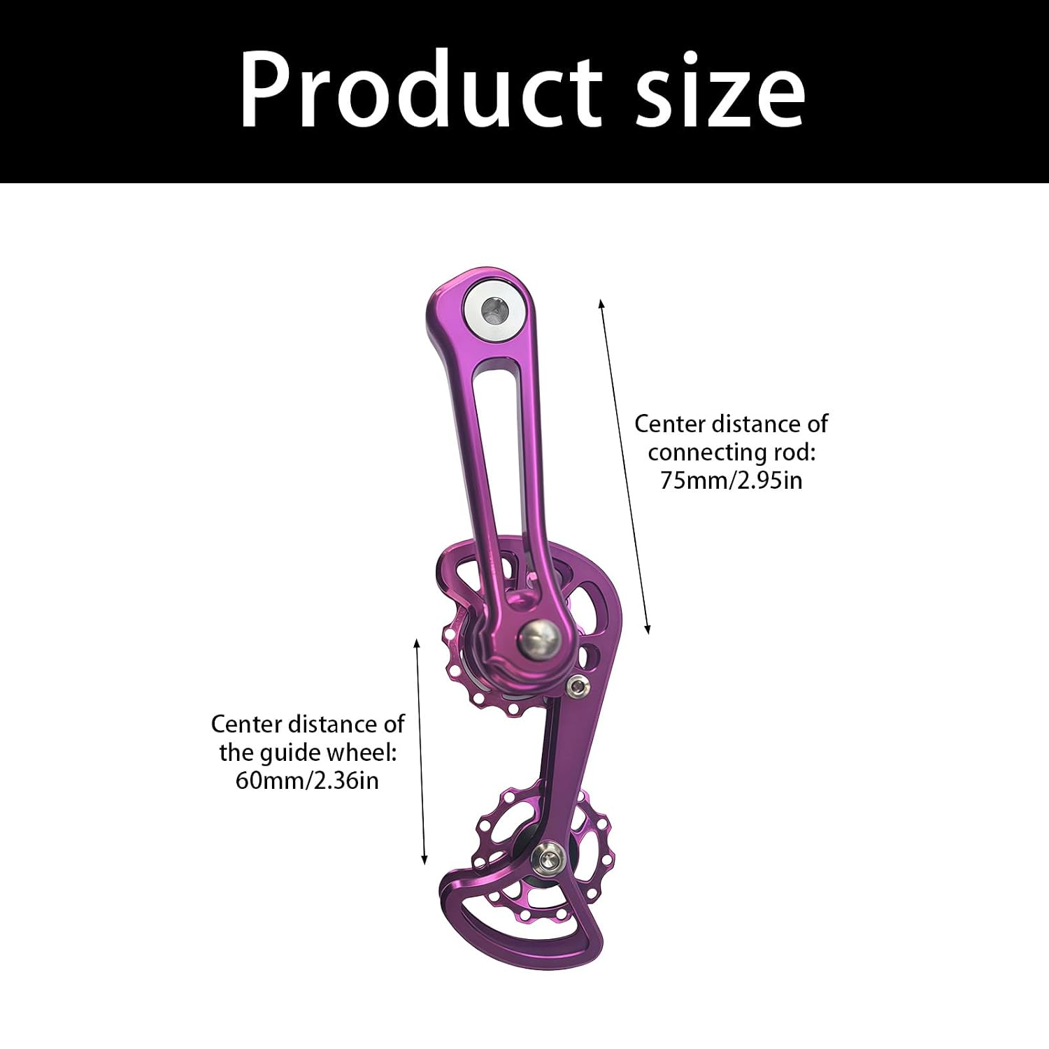 Single Speed Mountain Bike Chain Tensioner 11T Guide Roller Cycling Double Spring Chain Guide Bike Protector Easy to Use Bicycles Accessories
