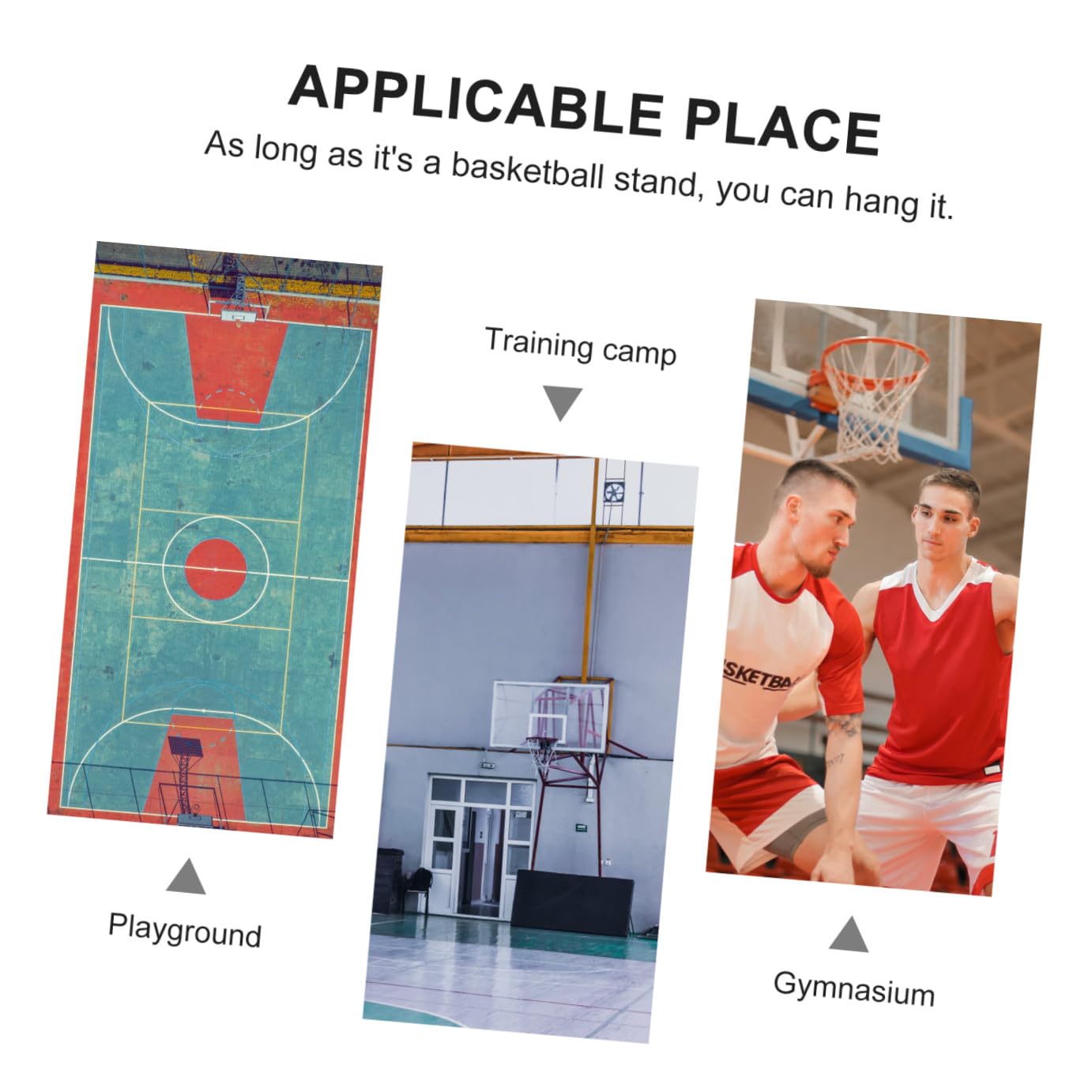 Yardwe Basketballnetz Aus Rostfreiem Stahlkette Kettennetz Für Standard Basketballkörbe Wetterfest Langlebig Für Indoor Und Outdoor