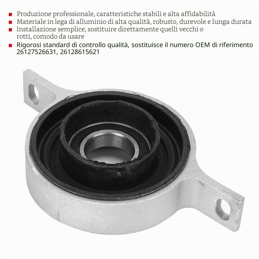 KIMISS Supporto albero cardanico supporto albero di trasmissione in lega di alluminio, supporto supporto albero di trasmissione per 1 SERIE 3 E81 E82 E88 E90 E91 E92 E93