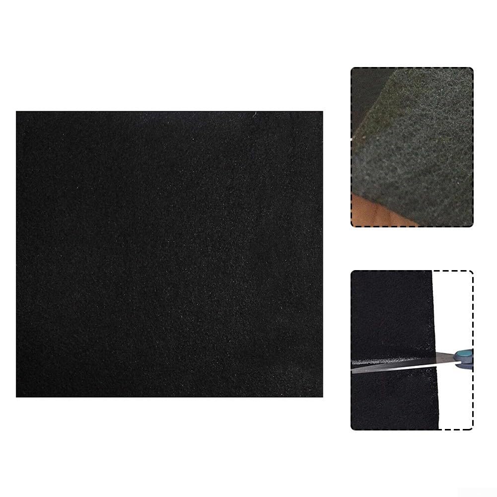 Filtros de carbón activado, hoja de filtro de carbón activo, 1 m x 1 m x 5 mm/10 mm, filtro de campana extractora de cocina, filtro de aire acondicionado, filtro de algodón de alta