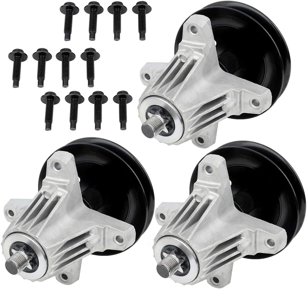 ROADFAR Riding Mower Spindle Assembly 3 pcs fit for Cub Cadet for MTD for Troy-Bilt 618-06978 918-06978, for Stens 285-705