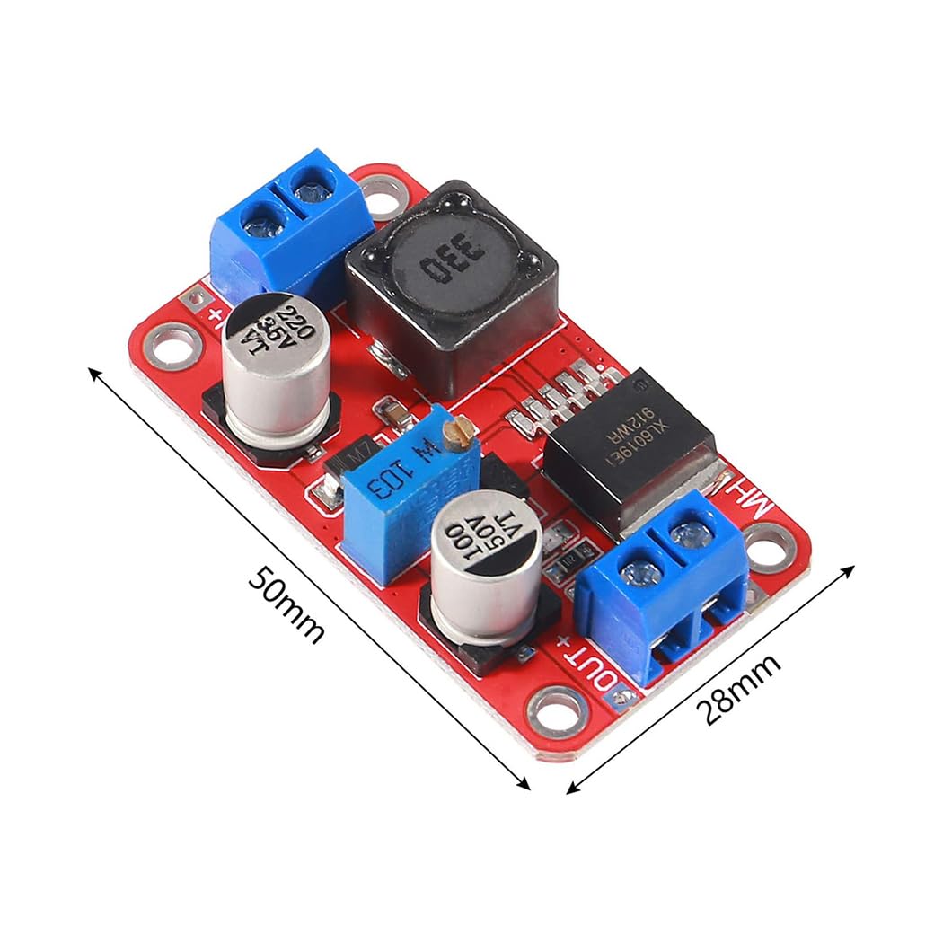 Hailege 3pcs XL6019 (XL6009 Upgraded) DC-DC Step Up Boost Power Moduł regulowane wyjście 5 V 12 V 24 V