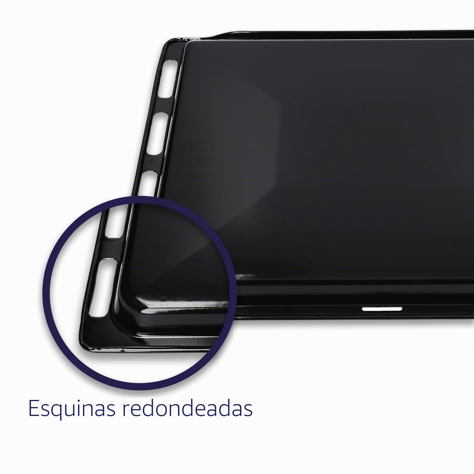 2 bandejas de horno 465 x 375 bandeja para tartas esmaltada compatible con Bosch Siemens Constructa 00662999 662999 17008354 para horno bandeja cocina - LUTH Premium Profi Parts