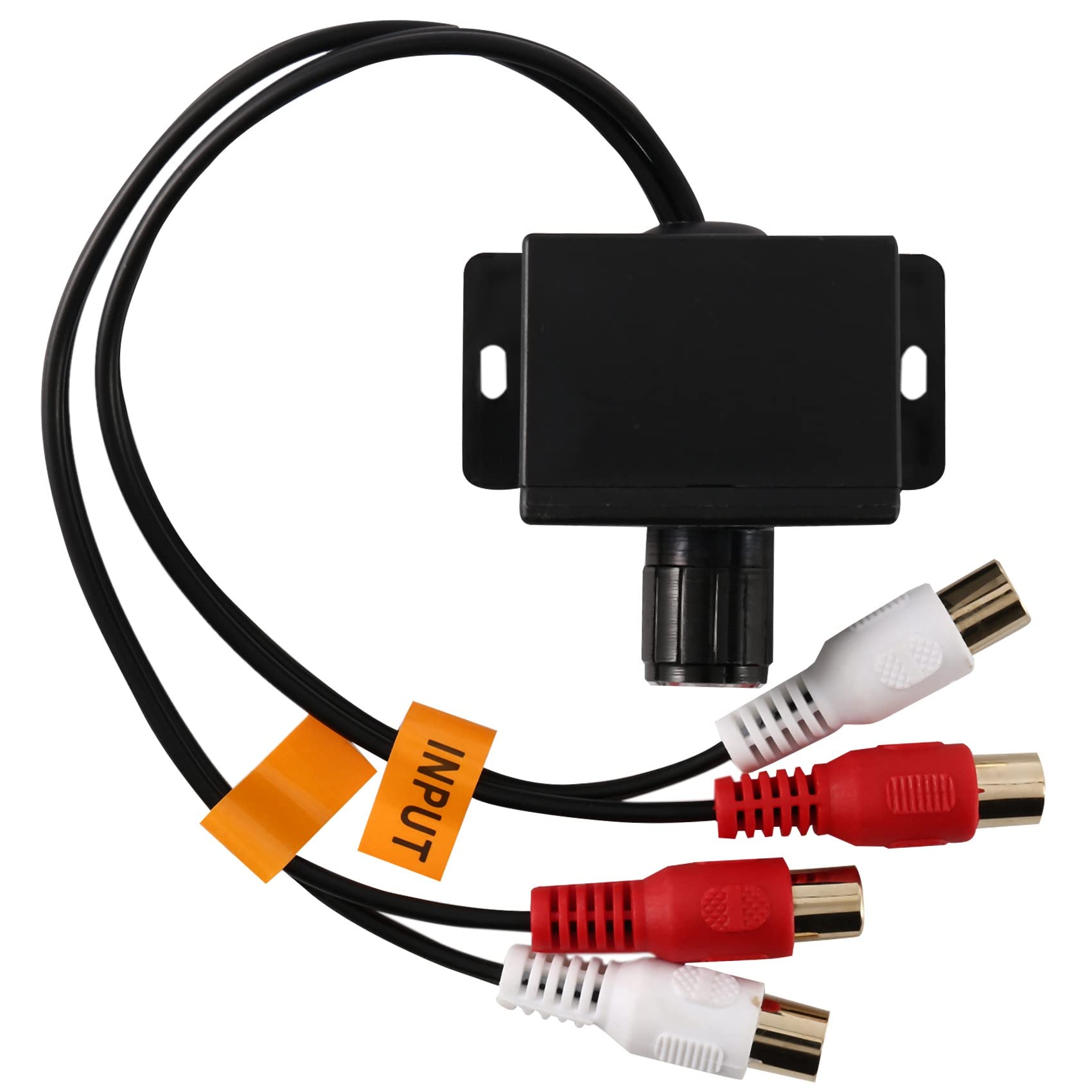 Regulator głośności – samochodowy domowy wzmacniacz audio regulator poziomu wzmocnienia głośności, Lc-1, czarny