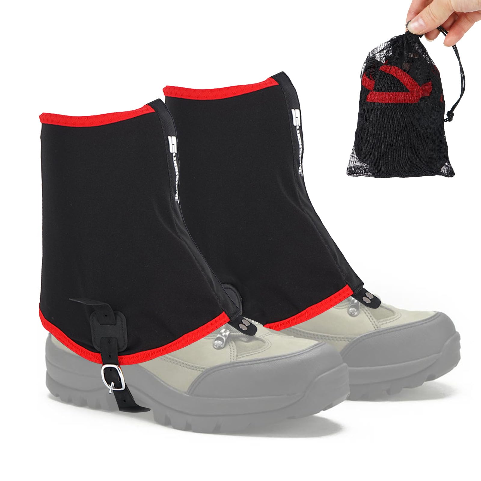 Legginsy na buty do biegania w terenie, wodoszczelne ochraniacze na buty do biegania w terenie, oddychające, z ochroną antypoślizgową, do użytku na zewnątrz