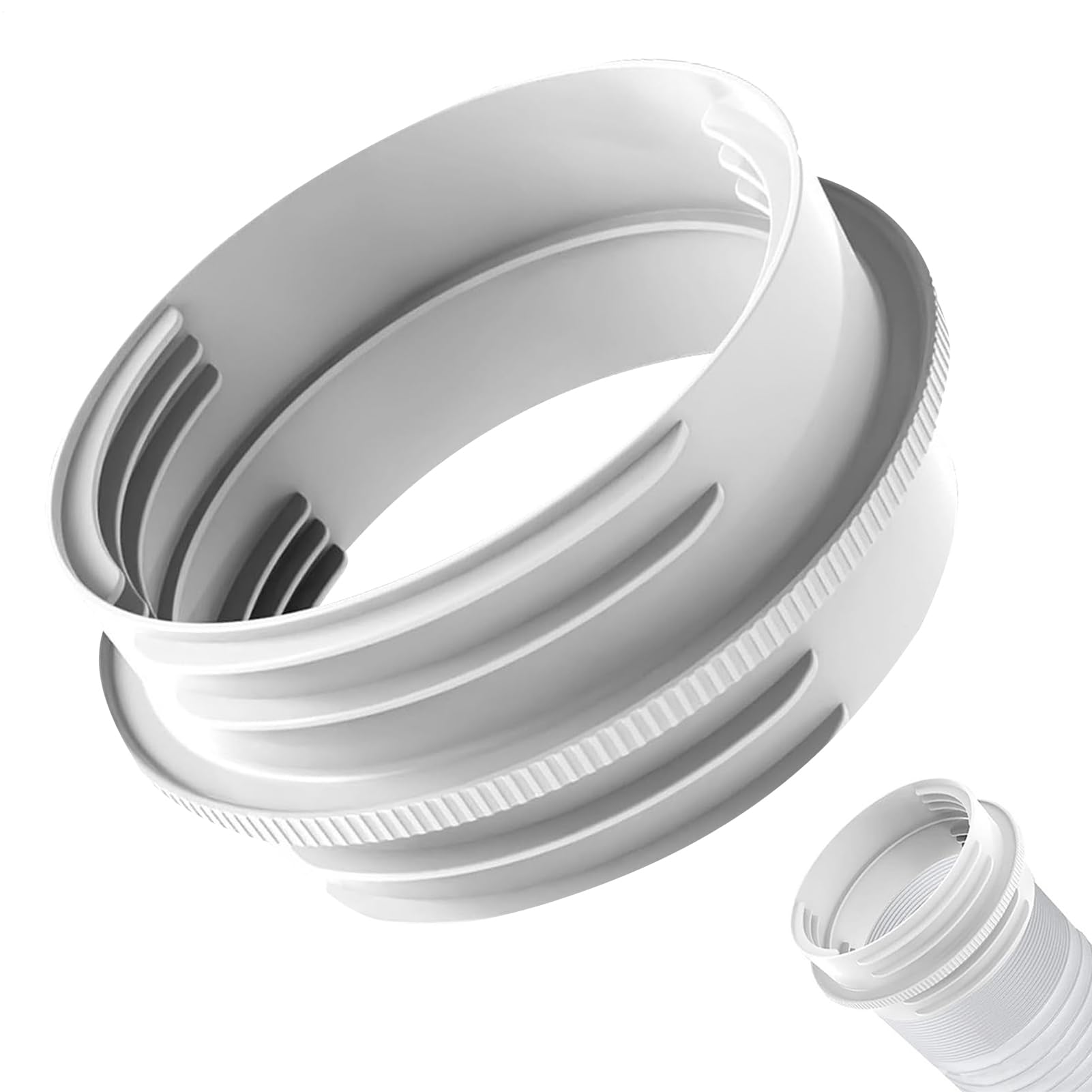 AC Hose Connector,AC Exhaust Hose Adapter for 5.1/5.9Inch - Replacement Extender Adapter Leak-Proof for Door Casement Window Garage Car Wall Application