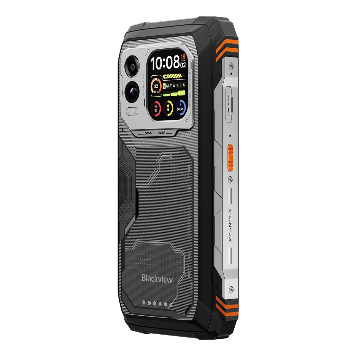 Blackview XPLORE 1 Pro | 6,78" 120Hz | 36GB RAM + 256GB (2TB) | Naranja | Smartphone Rugged 5G | Android 15 | 64MP + 50MP + FLIR Termocamera | 20000mAh 55W | IP68 IP69K | NFC | Garantía de 2 años