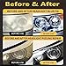 Headlight Restoration Kit, Car Headlight Cleaner for Yellowed, Oxidized, and Hazy Lenses, Polishing Tools for Clear and Long-Lasting Results, UV Protection and Scratch Repair for All Vehicles