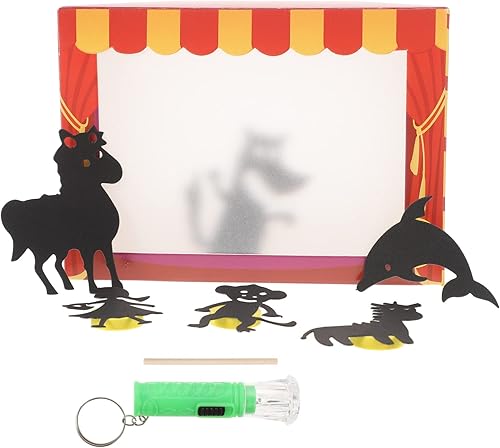 Miniatura 1 de jojofuny Títeres de sombra de mano para niños marionetas de sombra juguetes educativos hechos a mano espectáculo de marionetas de sombra 1 juego