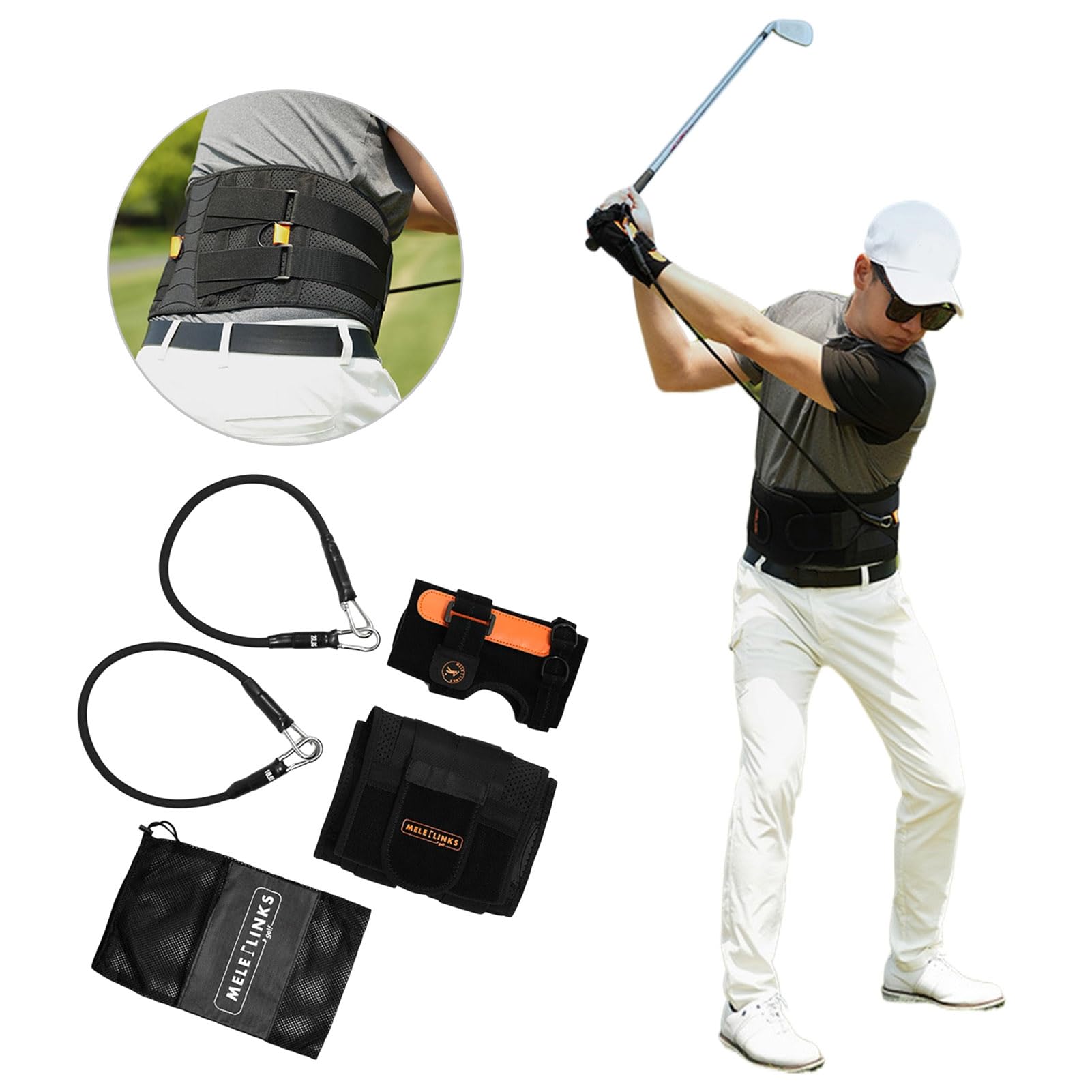 Golf Training Taille Gürtel Swing Trainer Aid Männer Frauen Handgelenk Haltung Korrektor Golf Swing Übung Armband Anfänger Golf Zubehör für perfekte Schwünge