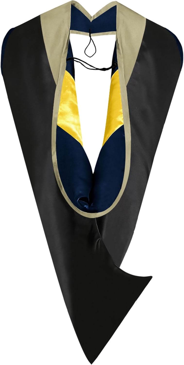 GraduationMall Graduation Hood for Master Degree Deluxe Academic Hood for Business and Management College Degrees