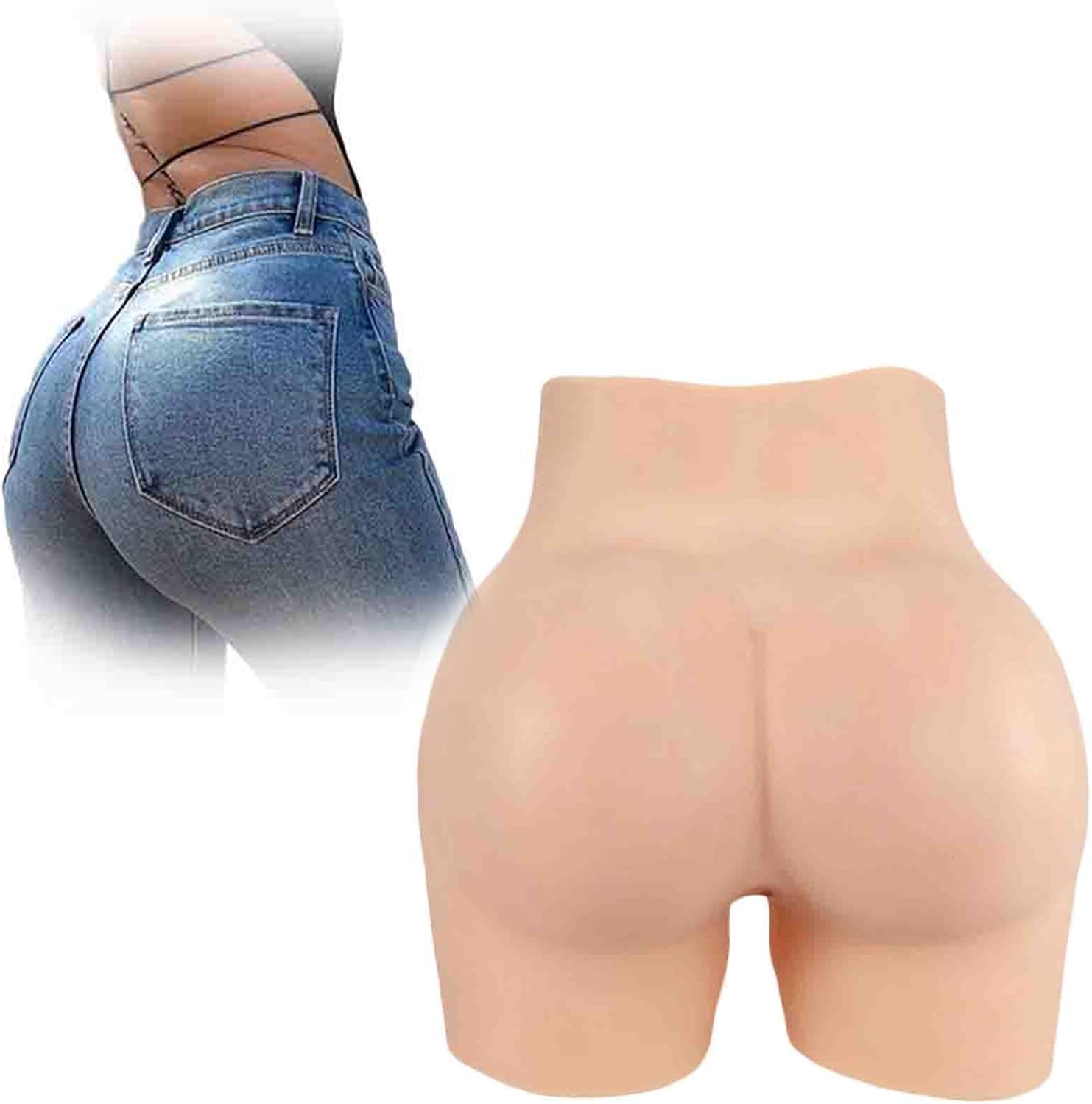 Full Silicone Butt Panties Buttock Shapewear Realistic Hiding Gaff Fake Vagina Pants for Transgender Drag Queen