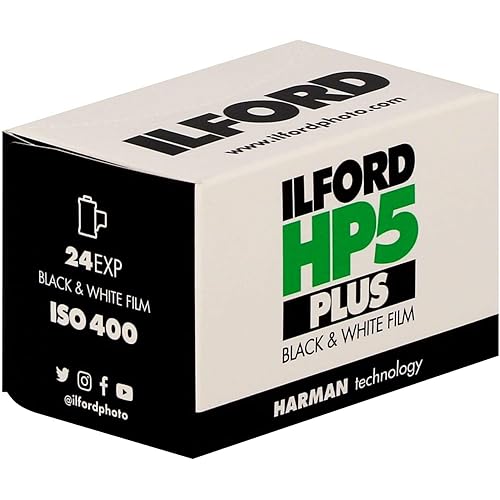 Ilford HP5 Plus, Black and White Print Film, 135 (35 mm), ISO 400, 24 Exposures (1700646)