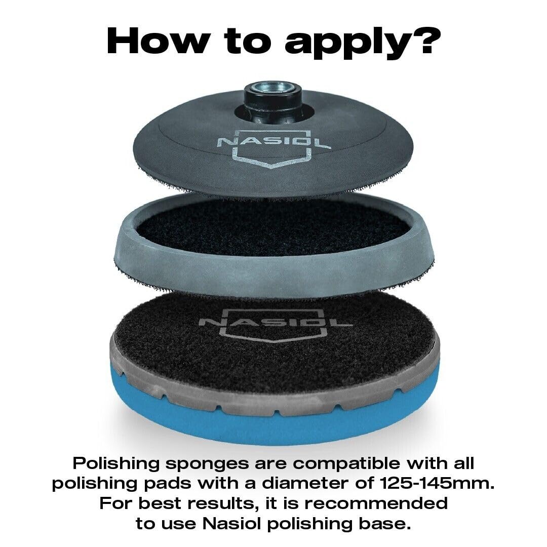 NASIOL - Super Fine Polishing Pad - 150mm - Niebieski