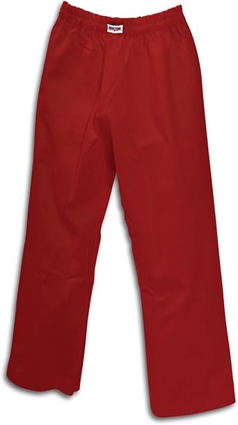 Macho 7oz Student Karate Gi Pants - Red / Size 2