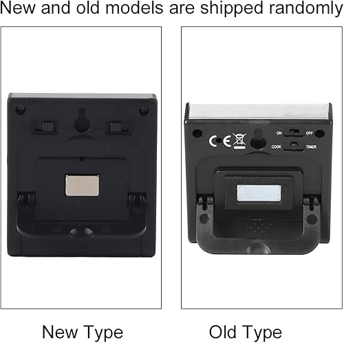 Miniatura 9 de Termómetro digital de carne para cocinar y asar, termómetro de alimentos con pantalla LCD y temporizador, sonda de temperatura de acero inoxidable,