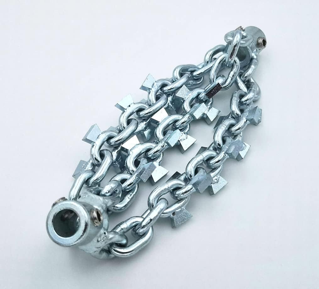 with carbide-tip drain cleaning cutter DN100mm pipe cleaning knocker 8mm flexible snake cable drain cleaning bendable