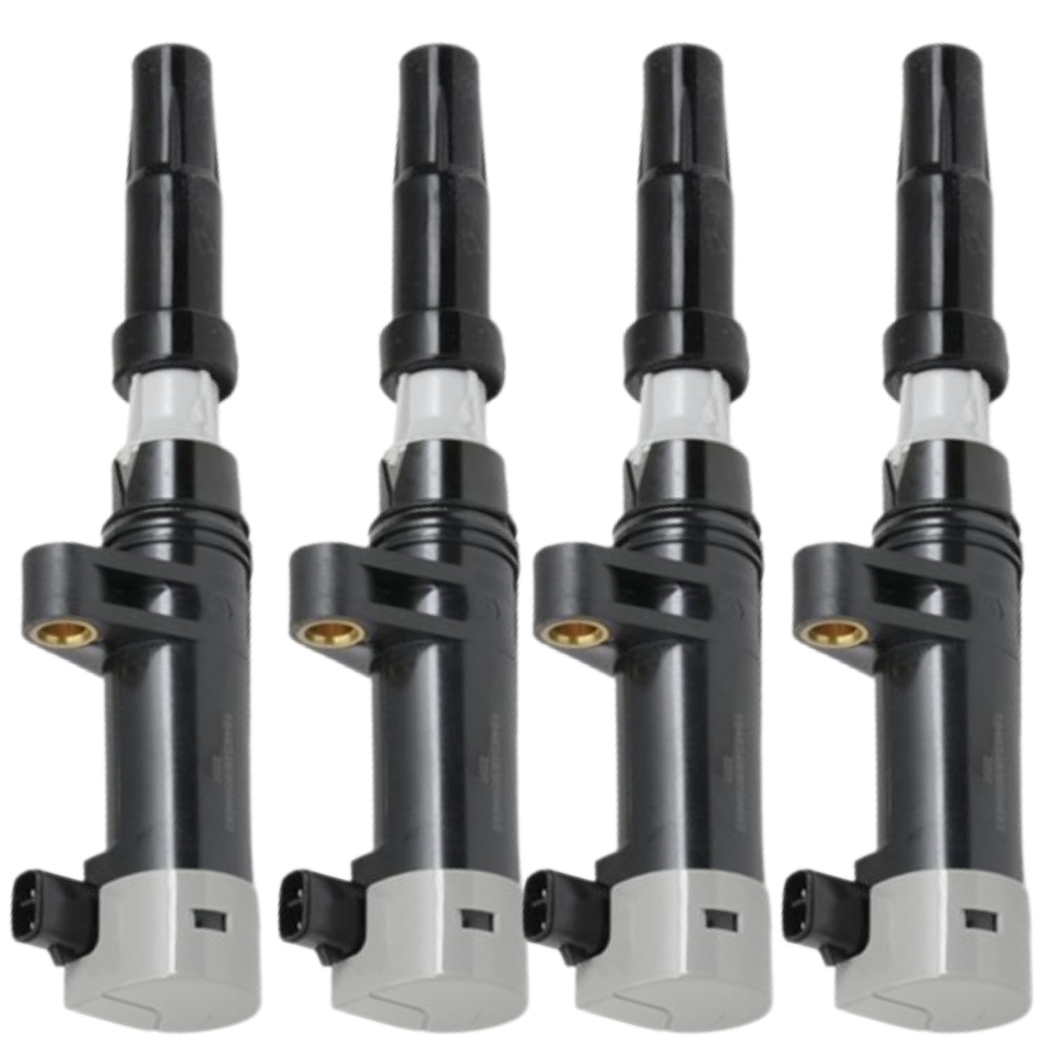 Lot de 4 Bobines d'Allumage compatibles pour Logan, Sandero, Duster, Clio, Mégane, Trafic, Scénic, Kangoo, Laguna, Vivaro, Primastar - Moteurs 1.6 et 2.0 16V OEM 0986221045 8200380267 0986221045