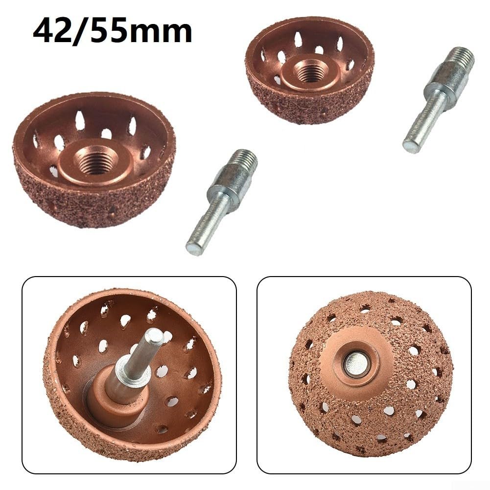 Cabezal de molienda de neumáticos 4255 mm con rosca de 9 mm y vástago redondo para pulido de aleación