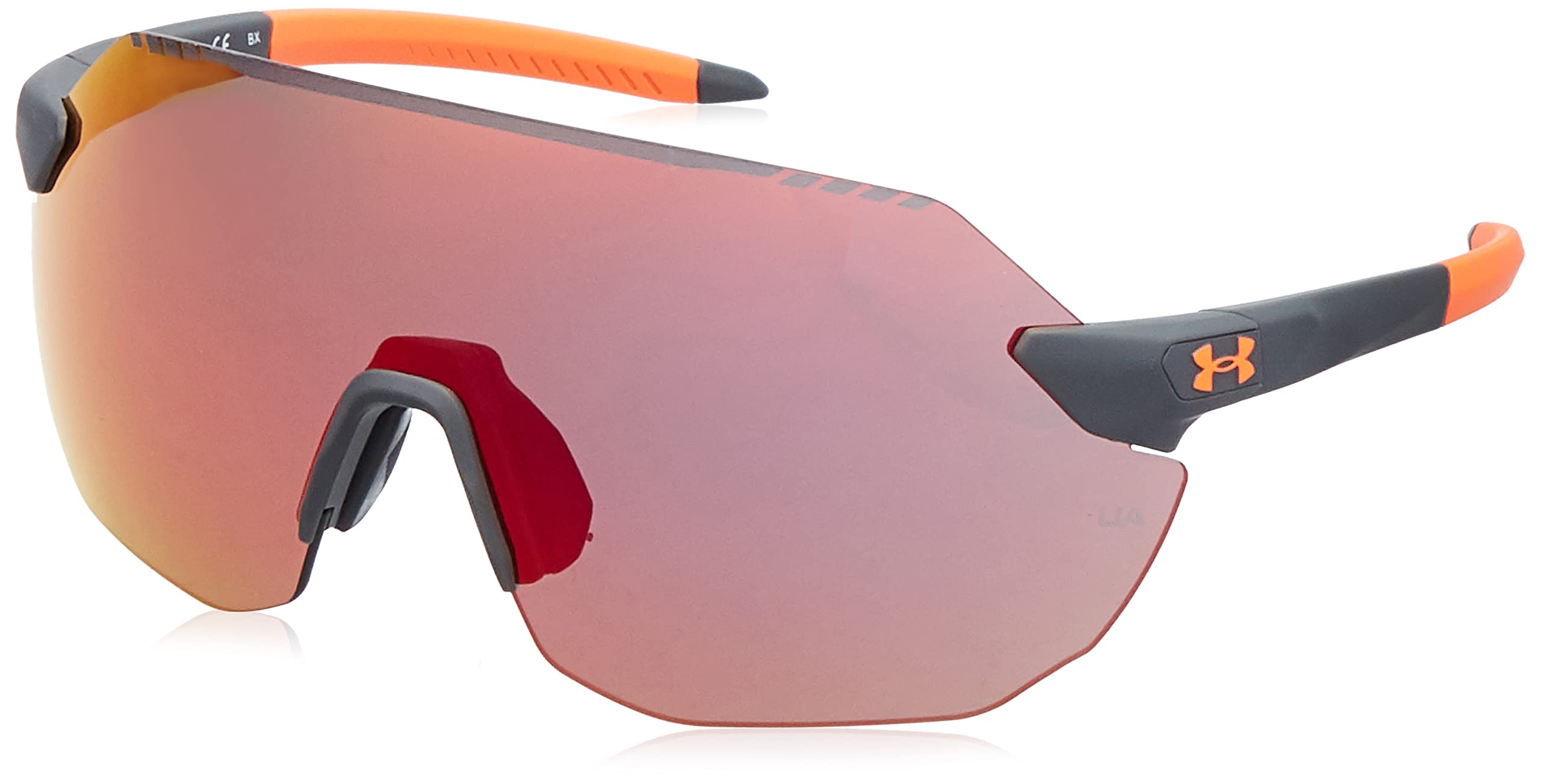 Under Armour Non-Polarized Rectangular Unisex's Sunglasses-(UA HALFTIME/F 2M8 9950| Orange color