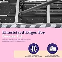 Vista 5 de Epica - Funda para tabla de planchar con revestimiento de silicona, resistente a la abrasión y a las manchas, de 15 x 54 pulgadas