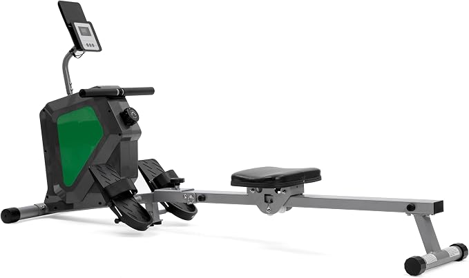 Máquina de remo magnética plegable con monitor LCD miniatura 6