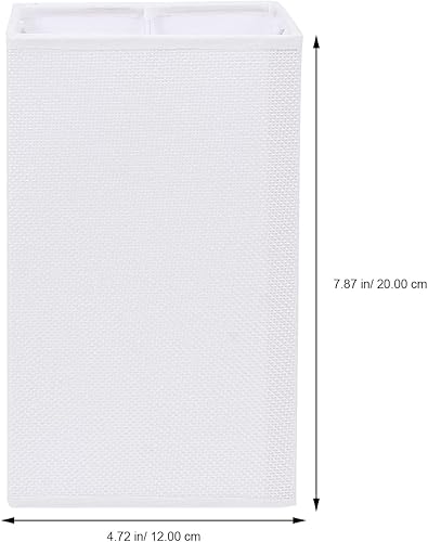 Miniatura 3 de E27 Cuadrado Tela Lámpara Sombra Elegante Cubierta de Luz Cubierta de la Lámpara Cubierta de Lámpara Creativa