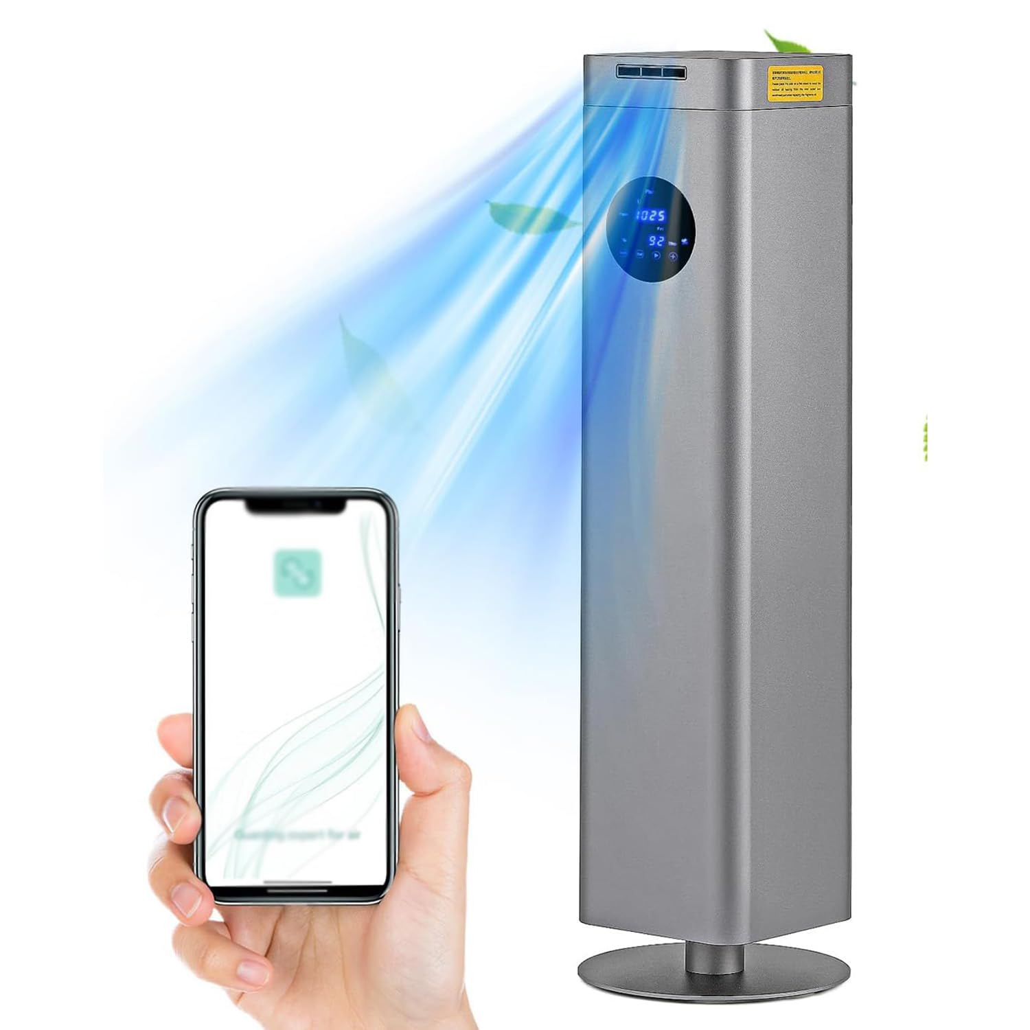 COYEUX 1500-ml-Duftluftmaschine für zu Hause, wasserloser Standdiffusor auf dem Boden, mit intelligenter Steuerung, Abdeckung 2000–3000 m², für Wohnzimmer, Büro