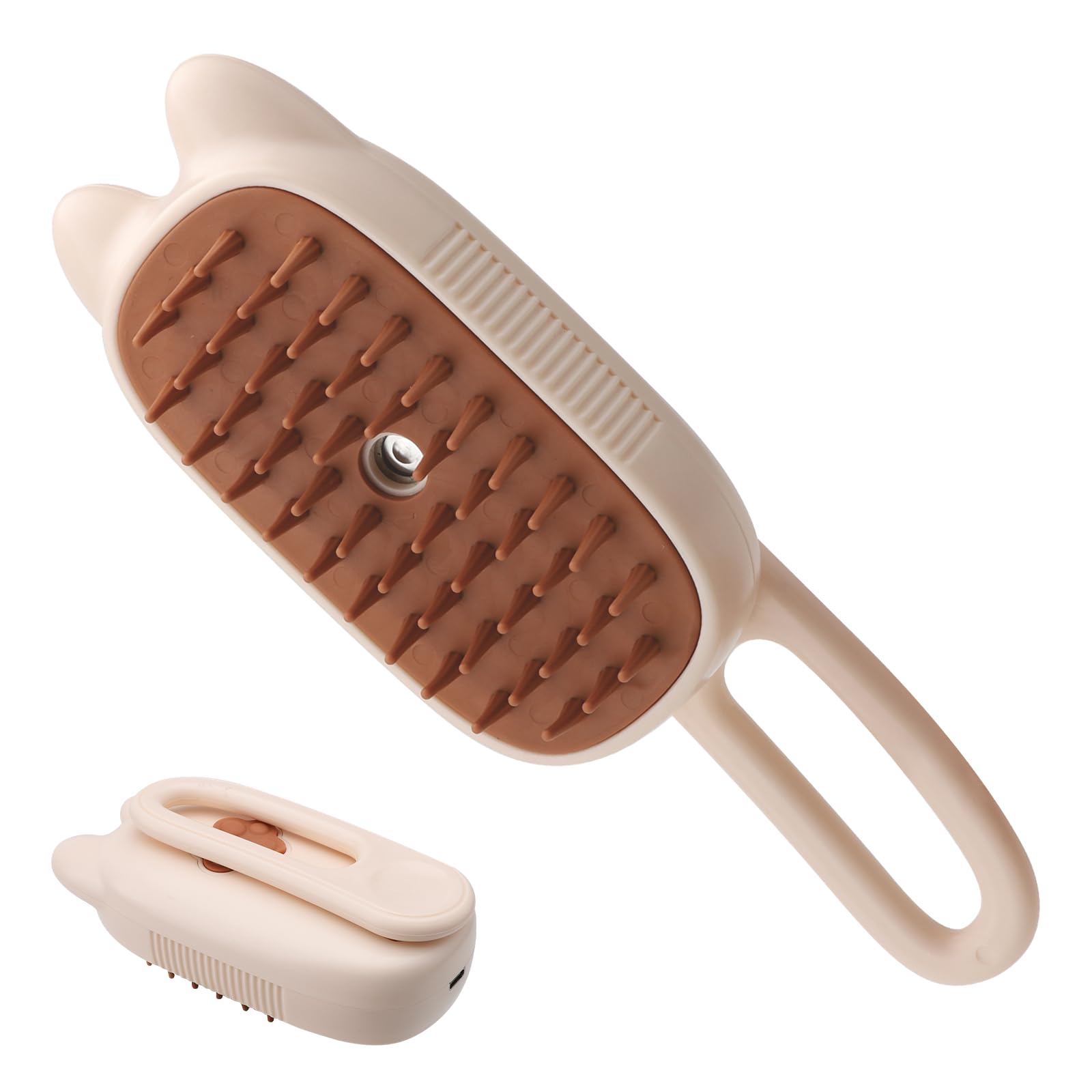 Cepillo para gatos con vapor Steamy Pet Brush Dog Cat Cat Gato Gato Cepillo de vapor con agua Cepillo de vapor para gatos Perro Masajeador Peine para gatos Peine para gatos Peine para gatos con vapor
