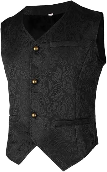 Baoblaze Gilet da Uomo Slim Medievale Steampunk Costume de Halloween :  Amazon.it: Abbigliamento