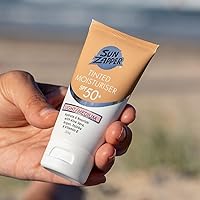Vista 3 de Sun Zapper BB Cream Tinted Moisturizer Protector solar SPF 50+ Light Medium – Protector solar facial con ciruela Kakadu y aceite de jojoba