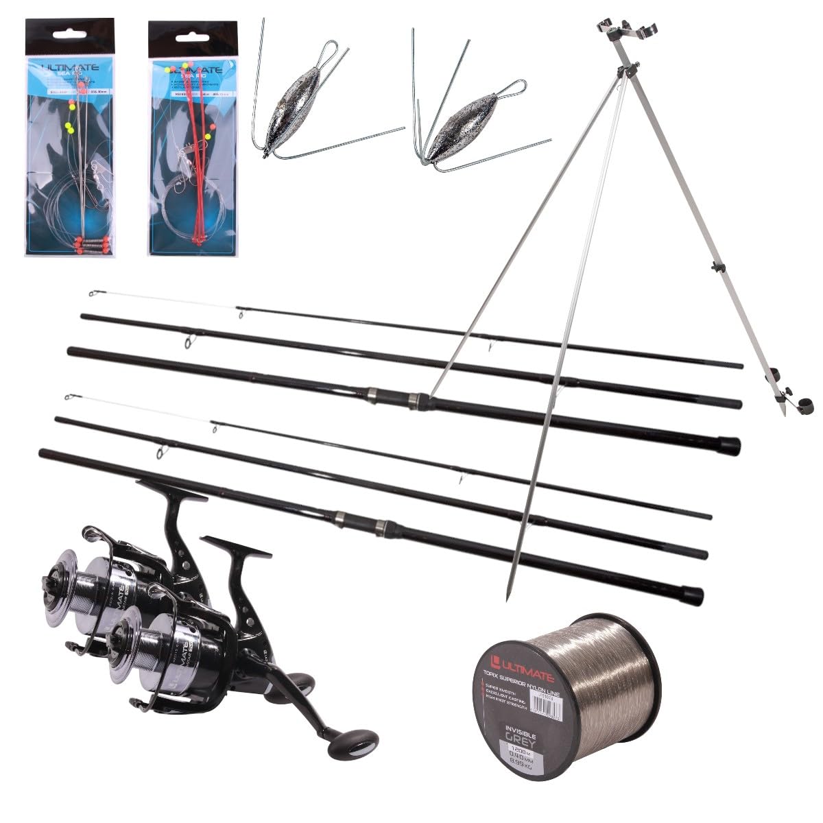 Ensemble De Canne À Pêche De Plage BeachForce Ultimate 4.20m - Ensemble Mer
