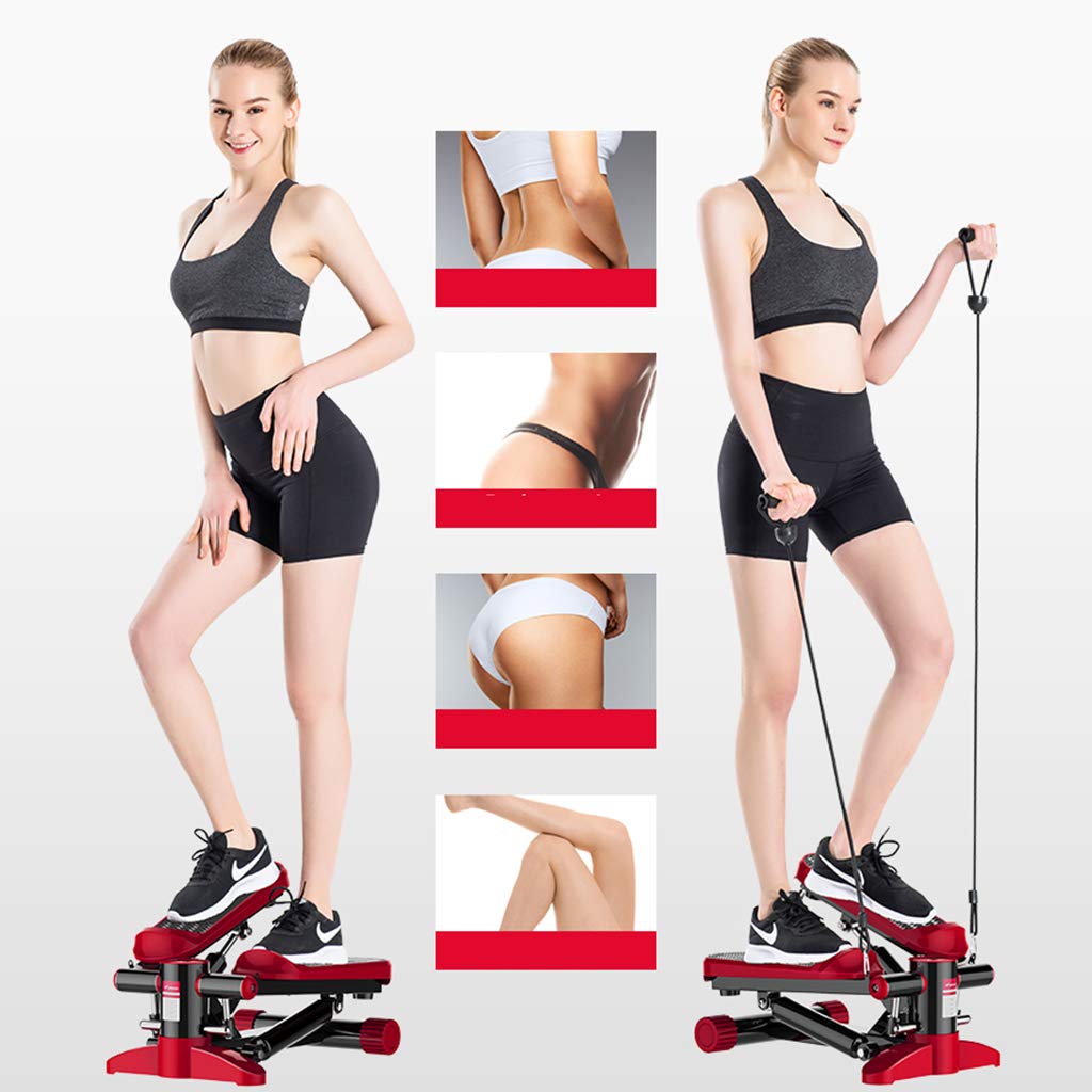 Stepper,Mini Display Coppia Esercizio Braccio Linea scalatore Palestra Altalena in Un Passo, simula l'alpinismo a casa, Facile da trasportare, Design ergonomico, carico 150 kg
