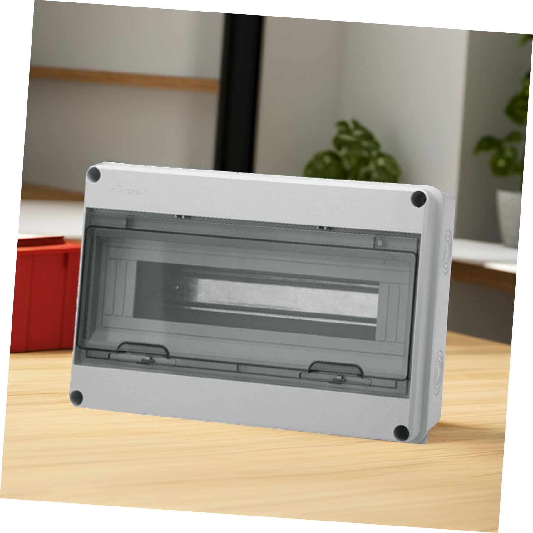 Toddmomy Scatola dell'Interruttore Automatico Esterna Resistente alle Intemperie in Plastica Coperchio Piccola Scatola Elettrica di Distribuzione per Uso Domestico e Ambienti Esterni