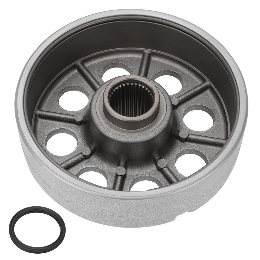 Moyeu tambour frein arrière pour Honda Fourtrax 300 TRX300 TRX300FW 88-00 | pour Honda Fourtrax 300 TRX300 TRX300FW 2x4/4x4 1988-2000 42620-HC4-670 91351-HB3-004