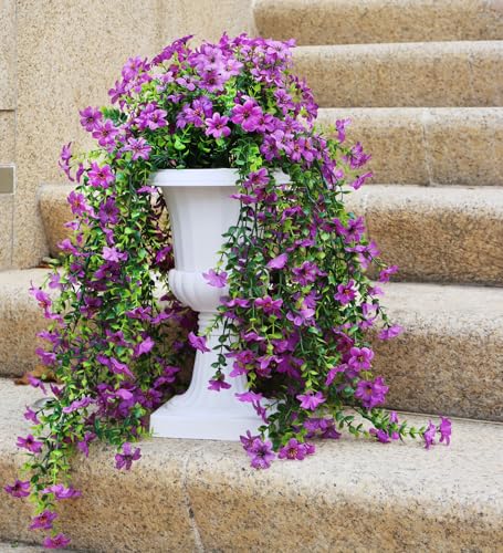 Artificial Hanging Flowers with Code 6EYLI9SL - UV Resistant Outdoor Decor - Image 3