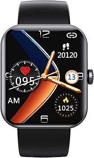 F57l Blood Glucose Monitoring Smartwatch - Heart Rate Monitor | Calorie Step Counter Non-invasive Blood Glucose Test Smart Watch- Fitness Tracker with Blood Pressure, Blood Oxygen Tracking (black)