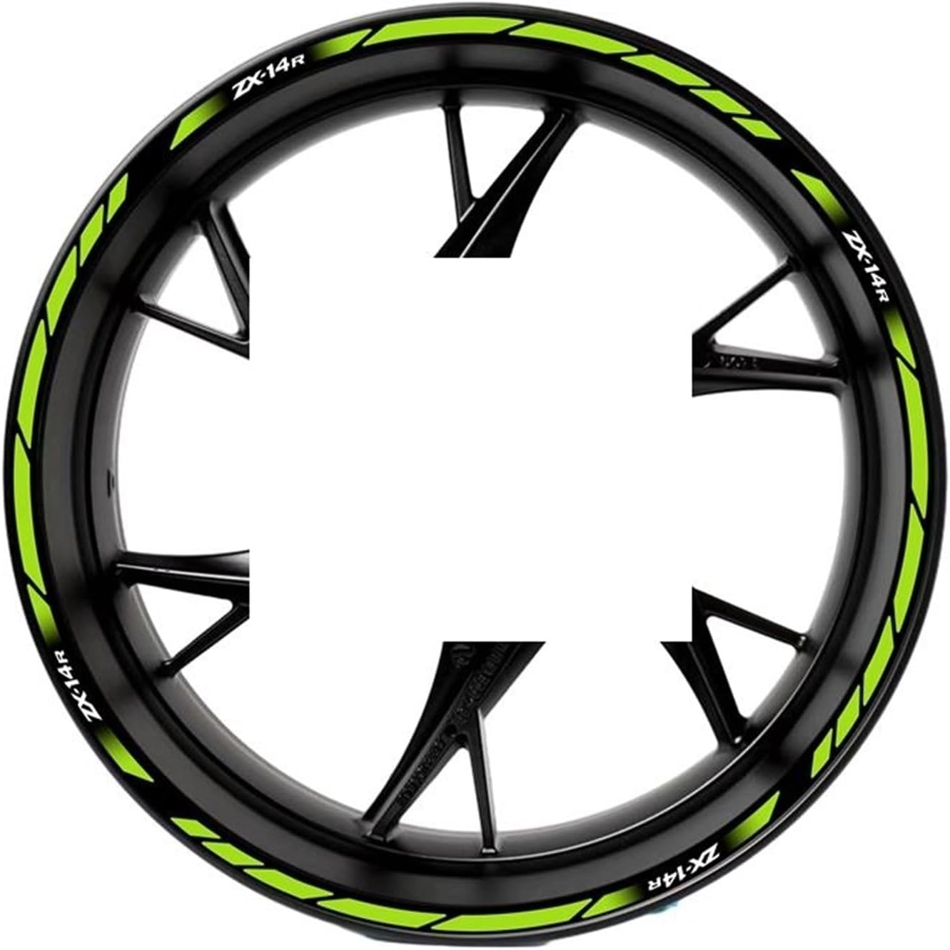 反射シール のために カワサキオートバイ Zx-14r 17 インチリム